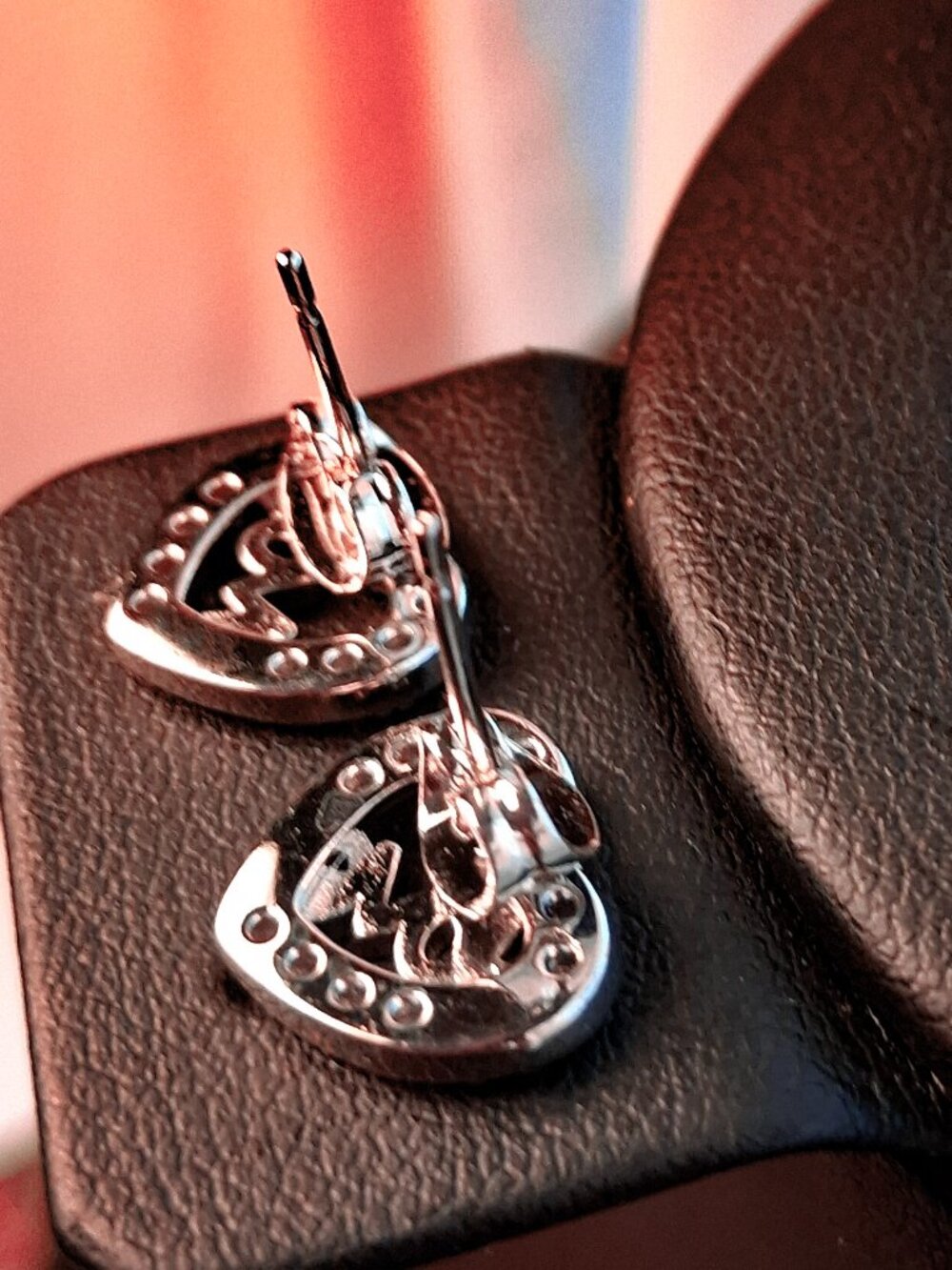 White Gold - Love Heart Earrings - Perfect Gift